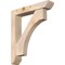 Ekena Millwork Westlake Slat Smooth Bracket w/ Offset Brace, Douglas Fir, 5 1/2"W x 28"D x 32"H BKT0604X28X32WTL06SDF - alternate 1